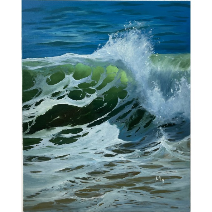 Ocean Wave, imaginary painting