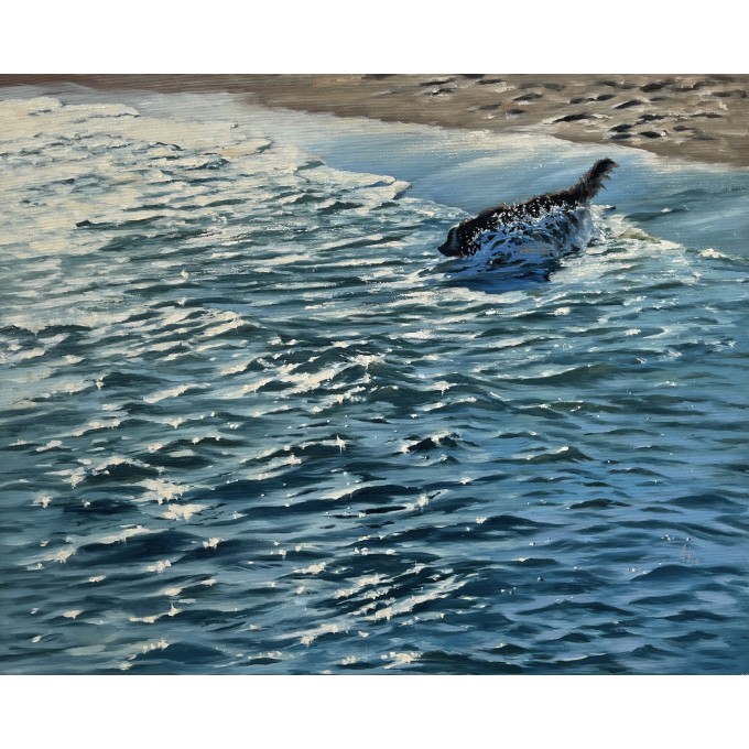 This painting is represented in the Water Street Gallery, Douglas MI, USA, please visit their website (link below in Description)