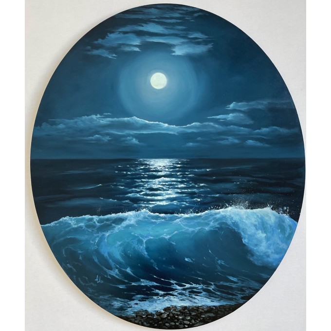 Night Sea, imaginary painting